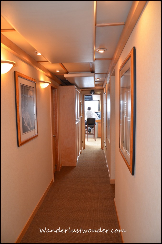 The hallway to the bridge.