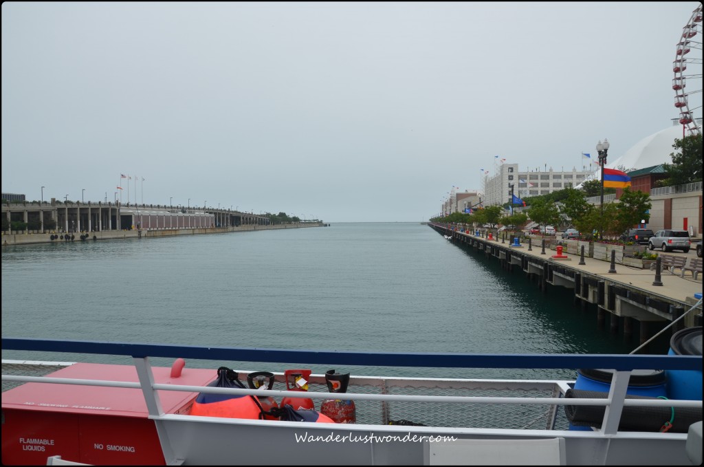 Every morning we gazed at our exit from Navy Pier and waited to leave.