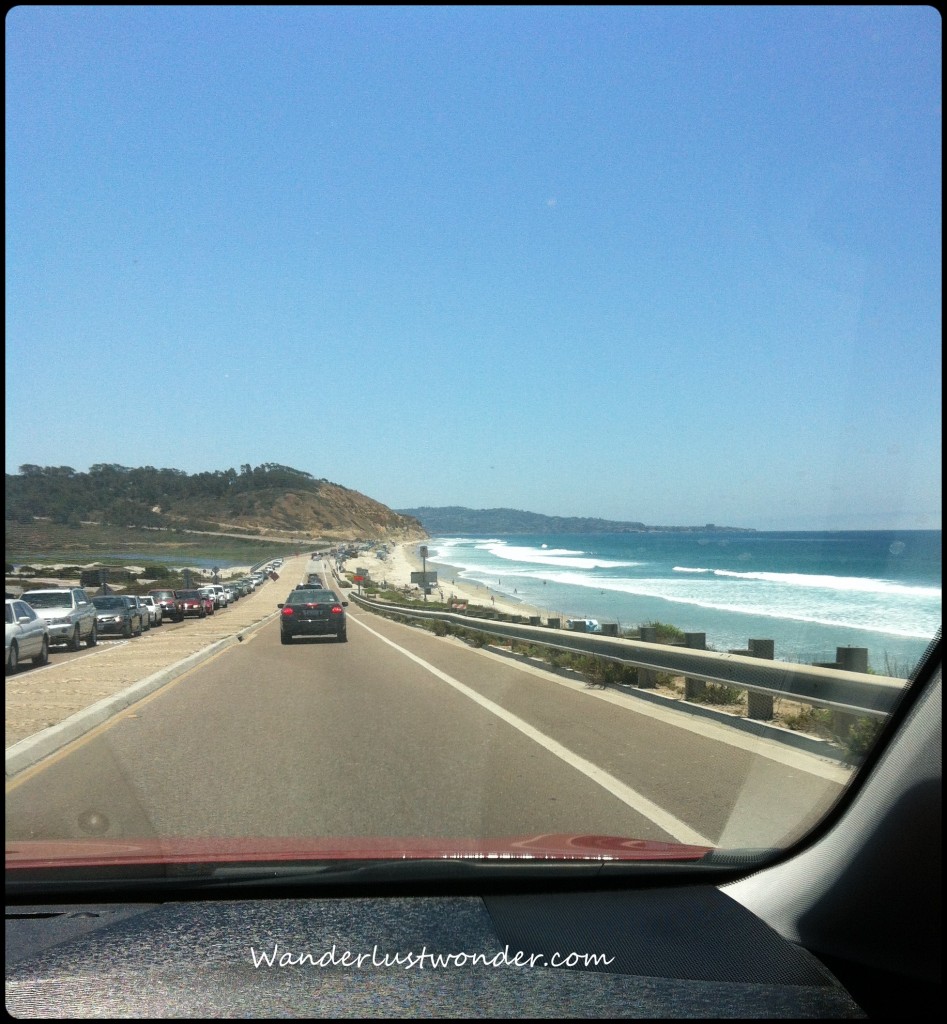 Driving the coast of California in our Venza.