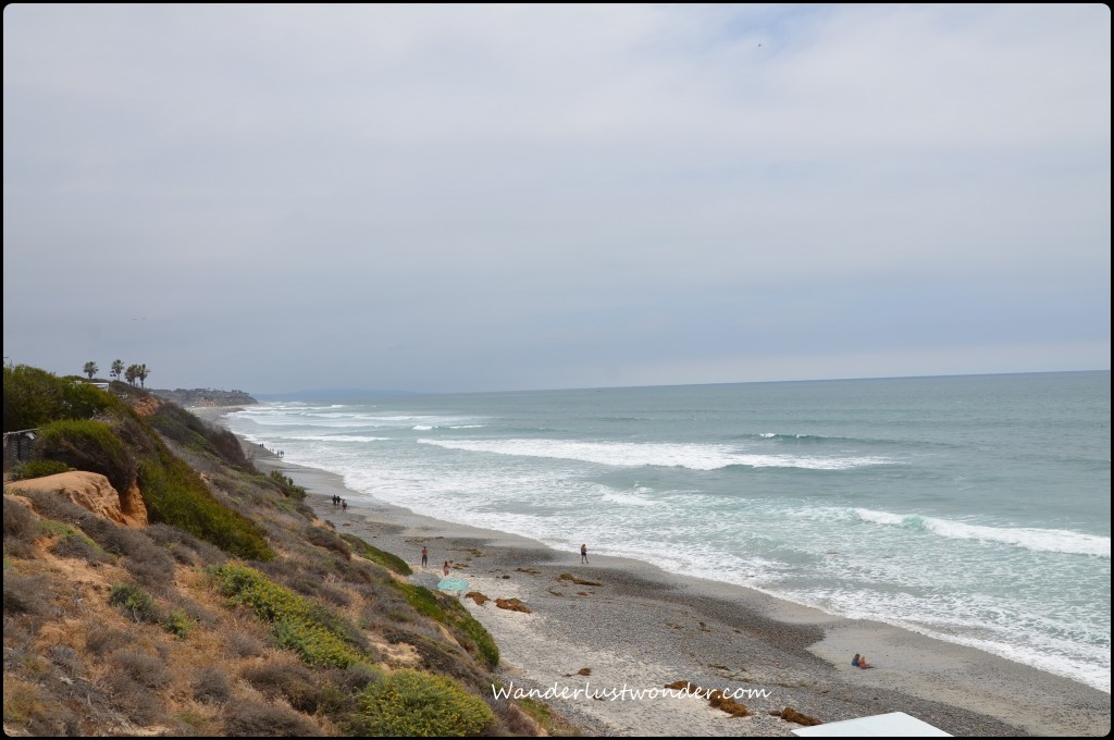 The beach