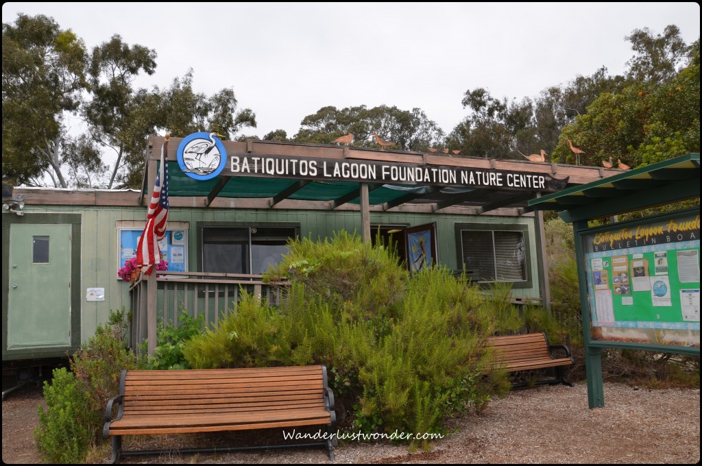 The Batiquitos lagoon nature center.