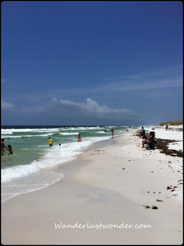 The beach at Shell Island.