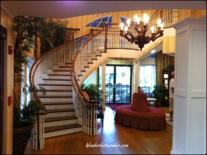 Lobby of the Hampton Inn and Suites.