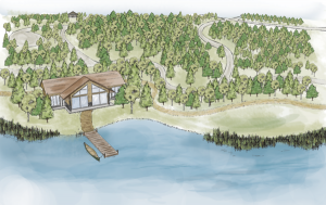 cabin illustration