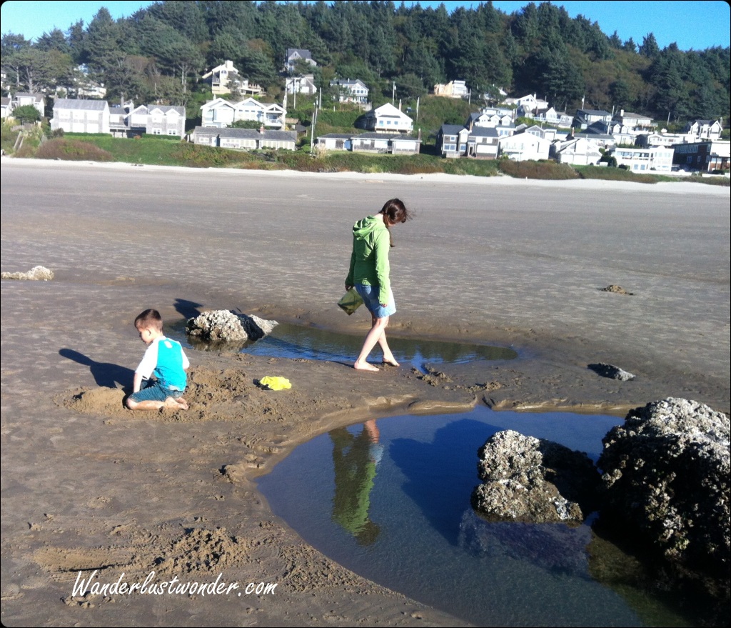 Kids + sand=fun.