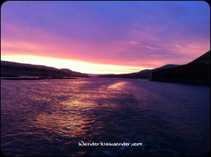 Sunset on the Columbia River