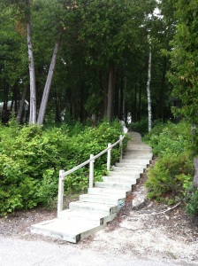 Stairs at Little Sister Resort