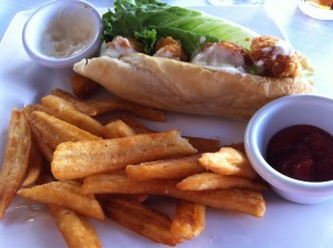 Po'Boy at Belford's of Savannah