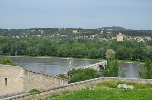 View of the Pont d'Avignon