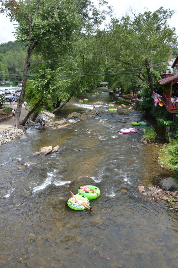 Tubing Through Town