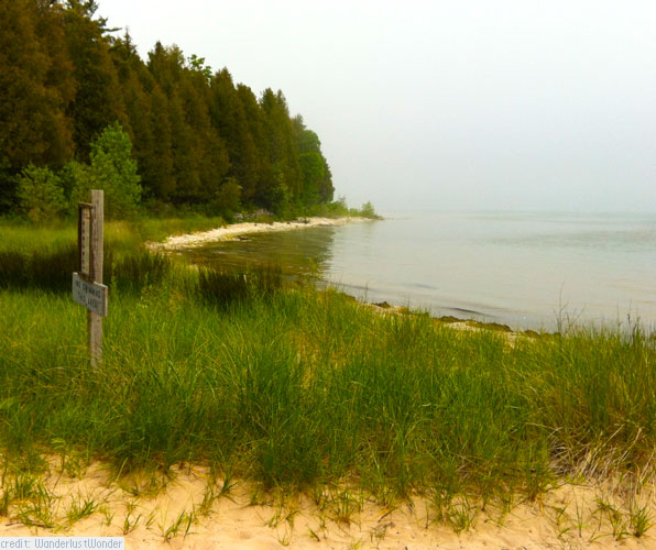 Beach in of the many parks