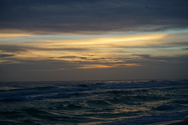 One of the lovely beach sunsets